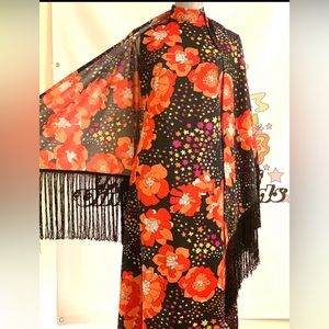 Amazing vintage maxi floral dress